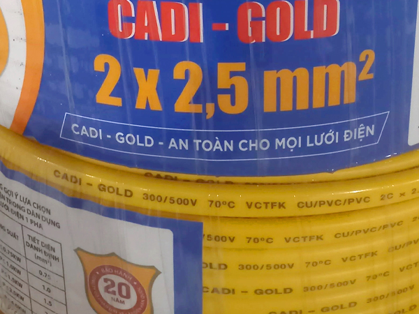 Cáp điện cadigold Hà Nội