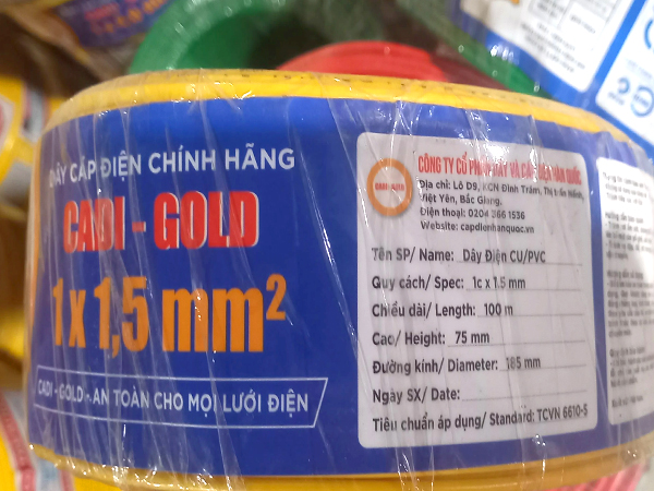 Cáp điện cadigold Hà Nội