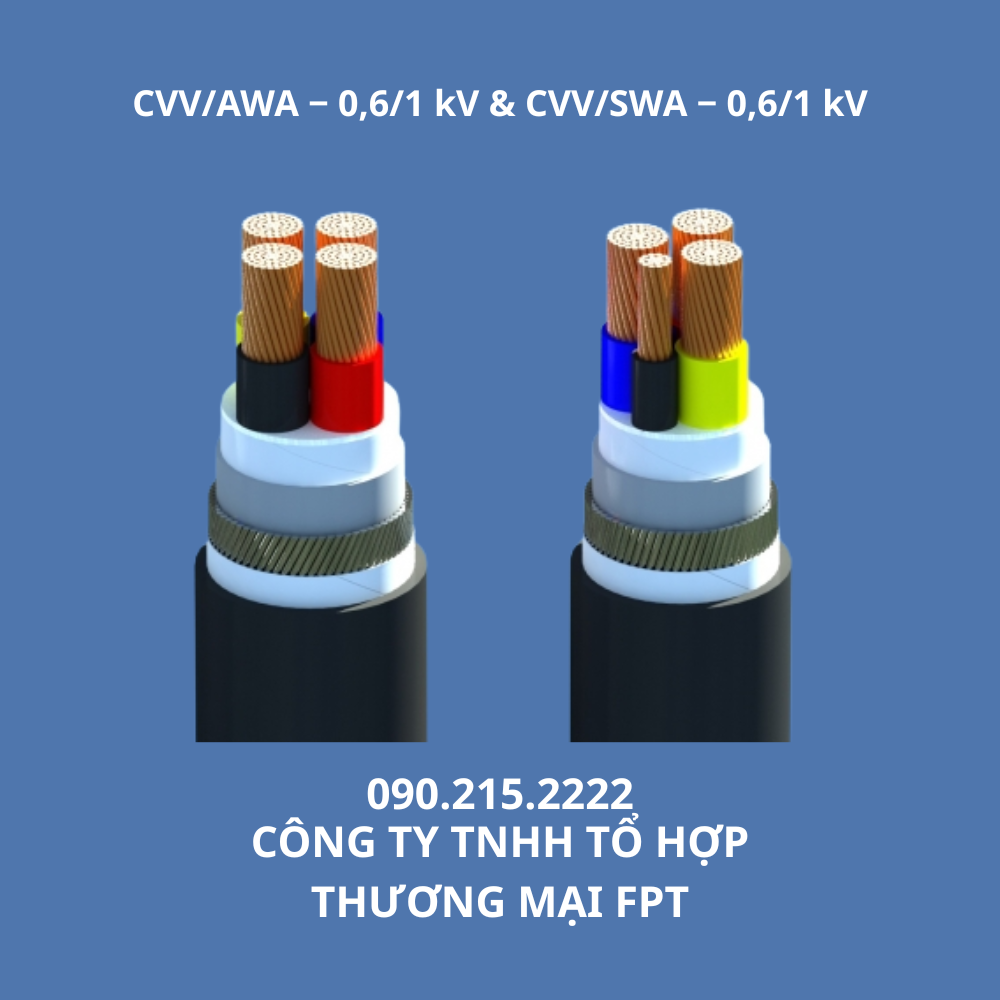 Cáp ngầm hạ thế Cadivi Hà Nội