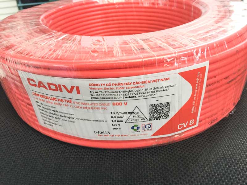 Bảng giá cáp điện cadivi Thái Nguyên