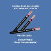 Cáp đồng 2 ruột, bọc cách điện PVC, vỏ bọc PVC - CVV 2x