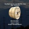 Cáp đồng 4 ruột, bọc cách điện PVC, vỏ bọc PVC - CVV 3x+1x