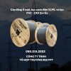 Cáp đồng 5 ruột, bọc cách điện XLPE, vỏ bọc PVC - CXV 3x+2x