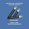 Cáp nhôm 4 ruột, cách điện XLPE, vỏ bọc PVC - AXV 3x+1x