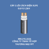 CÁP 2 LÕI CÁCH ĐIỆN XLPE 0.6/1(1.2)kV