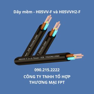 Dây mềm chịu nhiệt - H05V2V2-F và H05V2V2H2-F
