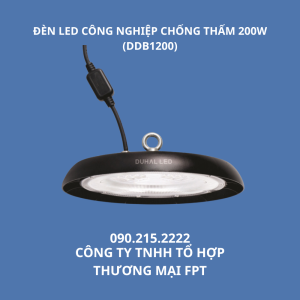 ĐÈN LED CÔNG NGHIỆP CHỐNG THẤM 200W (DDB1200)