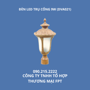 ĐÈN LED TRỤ CỔNG 9W (DVA021)