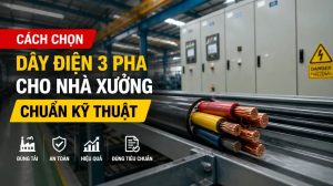 Tính tiết diện dây cáp điện 3 pha