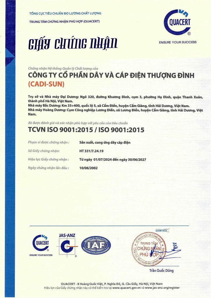 Dây điện Cadisun