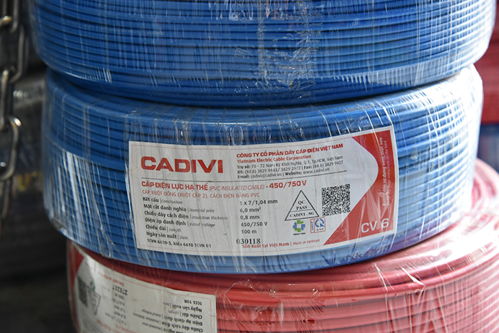 Dây điện cadivi 6.0 dây đôi ngoài trời